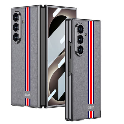 Folding Screen Electroplated Leather Case