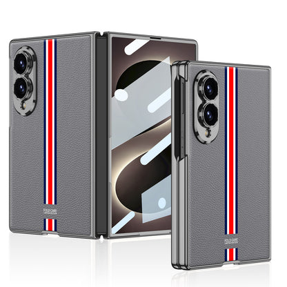 Folding Screen Electroplated Leather Case