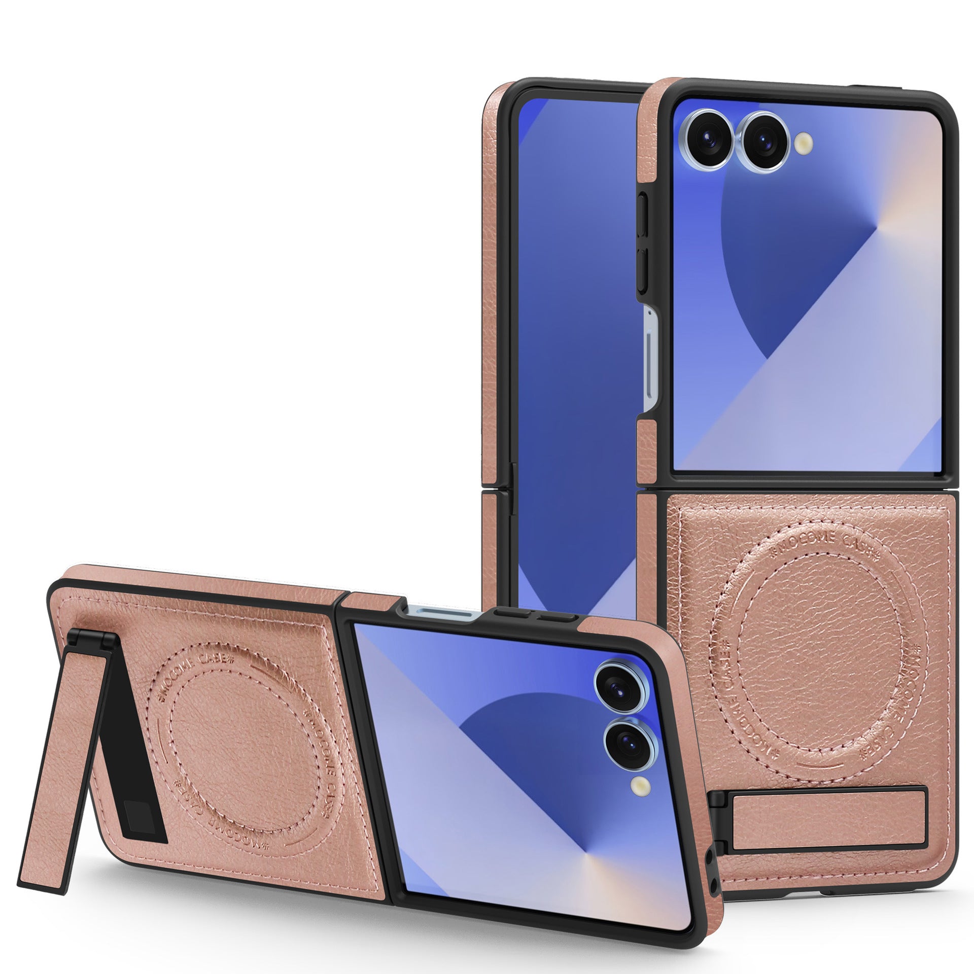 Business kickstand Leather Case with MagSafe