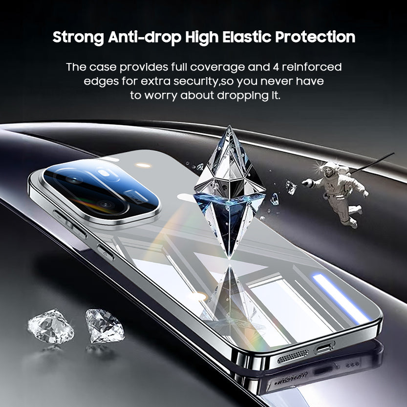 Electroplated Tempered Glass Case