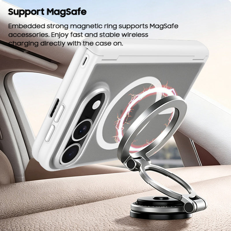 Matte Translucent Foldable Case with MagSafe