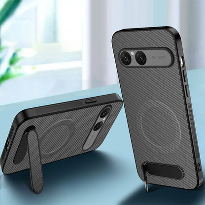 Invisible Bracket  Carbon Fiber Pattern Case