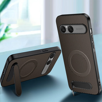 Invisible Bracket  Carbon Fiber Pattern Case