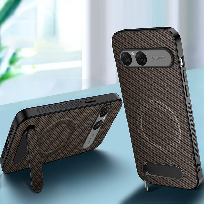Invisible Bracket  Carbon Fiber Pattern Case