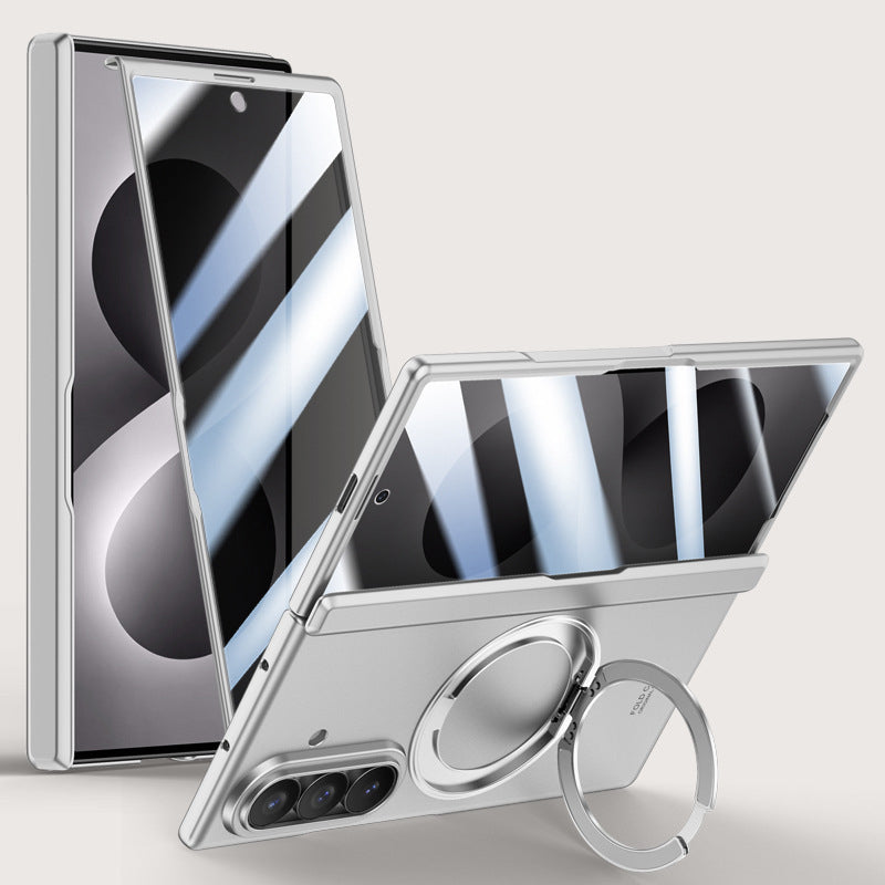 Rotating Magnet Ring Frosted Case with MagSafe