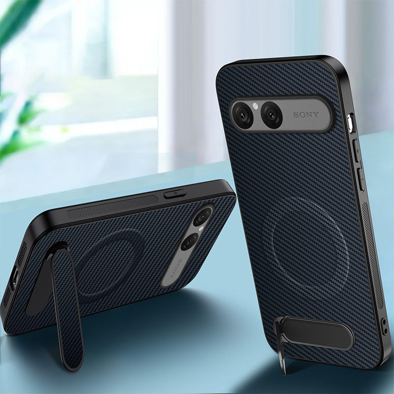 Invisible Bracket  Carbon Fiber Pattern Case