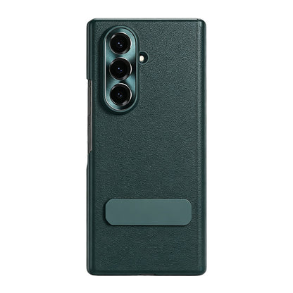 Folding Kickstand Leather Case