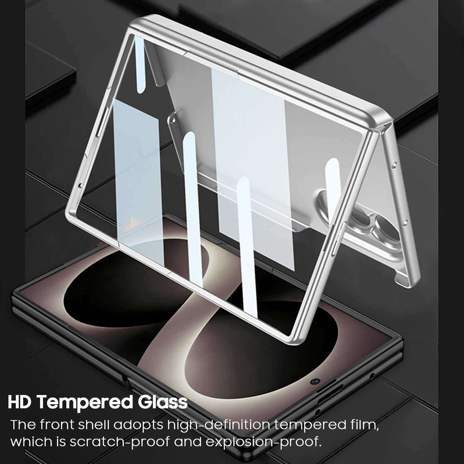 Electroplated Clear Case with MagSafe