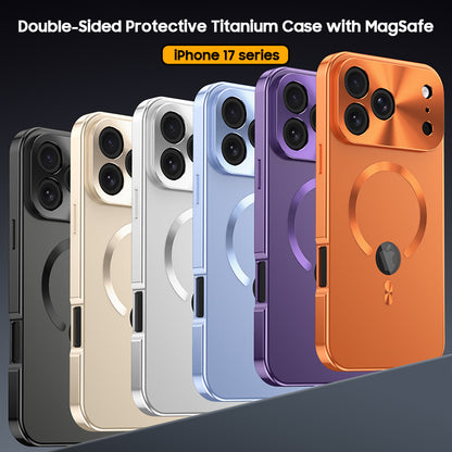 Double-Sided Protective Titanium Case with MagSafe