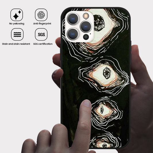 Halloween Series | iPhone Liquid Silicone Painted Soft Case - 2396NG-1