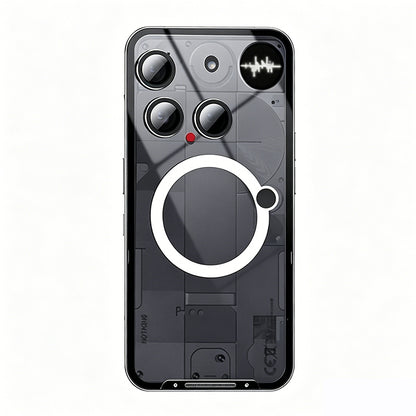 Ultra-thin Metal Glass Case with MagSafe