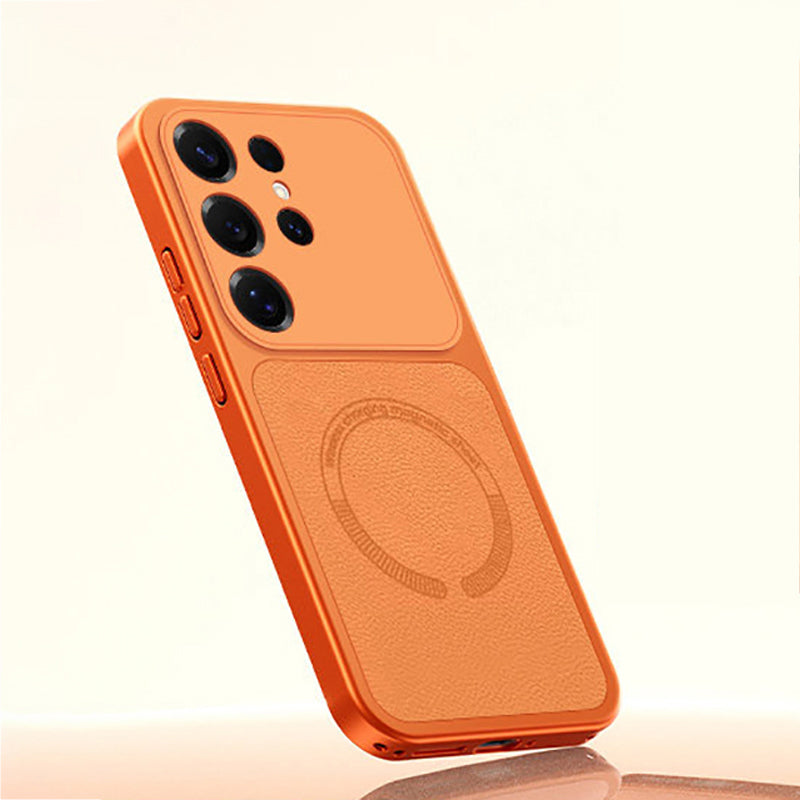 Skin-Friendly Leather Case with MagSafe