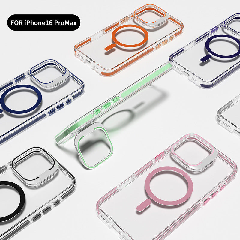 iPhone MagSafe Series | Transparent Phone Case with Lens Holder Design