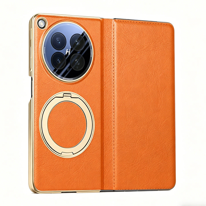 Kickstand Flip Leather Case