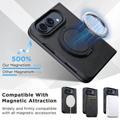 360° Rotating Kickstand Leather Case with MagSafe