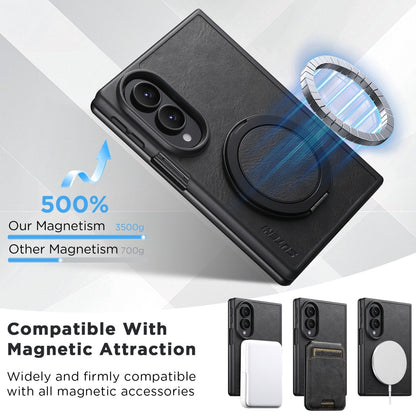 360° Rotating Kickstand Leather Case with MagSafe
