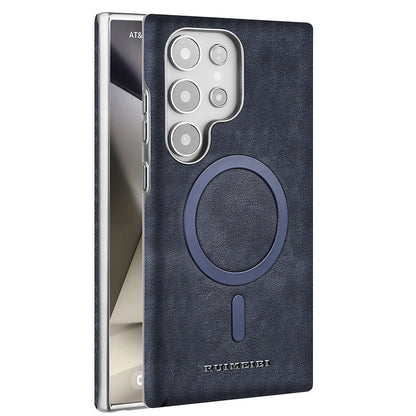 Luxury Business Leather Case with MagSafe