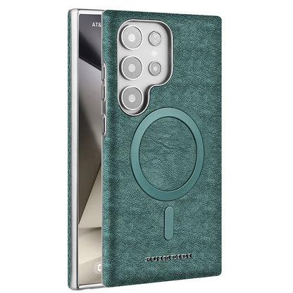 Luxury Business Leather Case with MagSafe