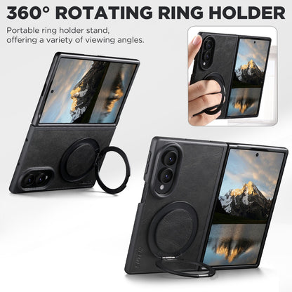 360° Rotating Kickstand Leather Case with MagSafe