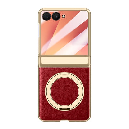 360° Rotating kickstand Leather Case with MagSafe