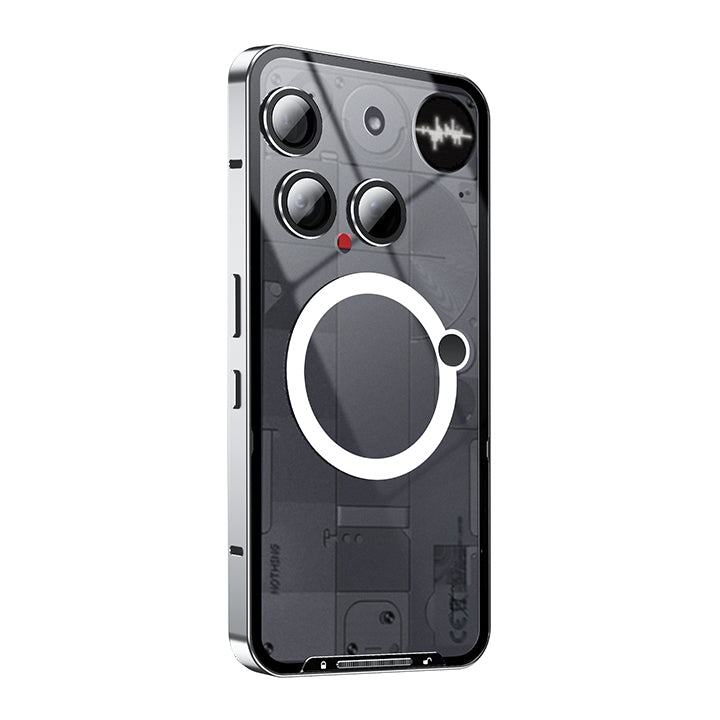 Ultra-thin Metal Glass Case with MagSafe