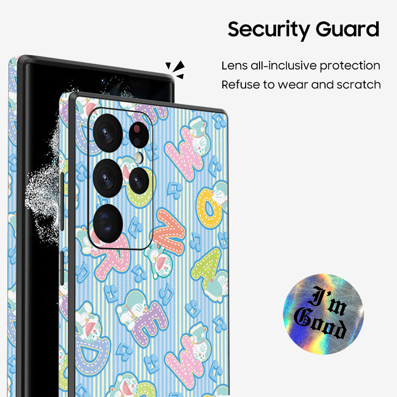 Serie Samsung | Funda de cuero para teléfono Doraemon