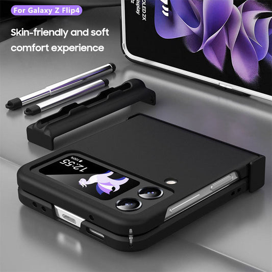 Serie Samsung | Estuche plegable para teléfono Galaxy Z Flip Series Frosted [S-pen de regalo] 