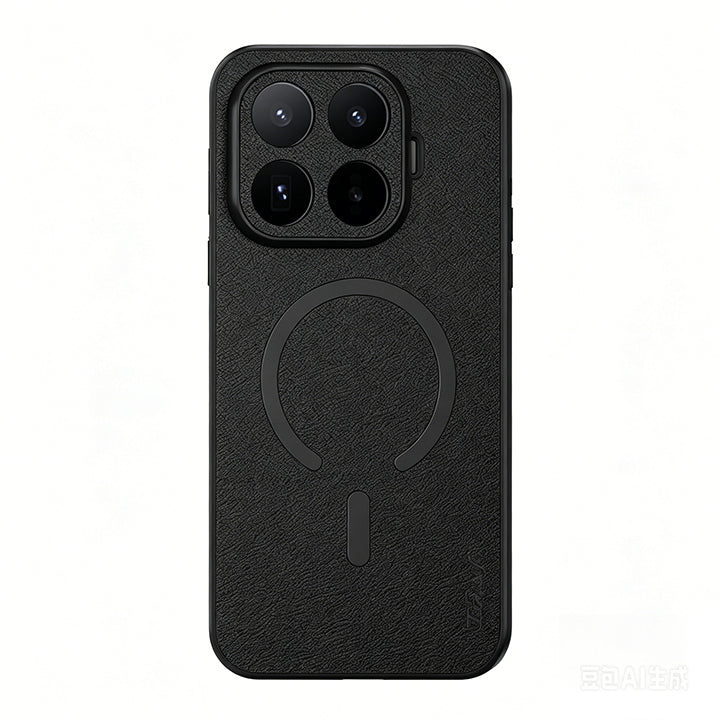 Lychee-Textured Leather Case with MagSafe