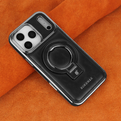 Integrated MagSafe Ring Business Leather Case