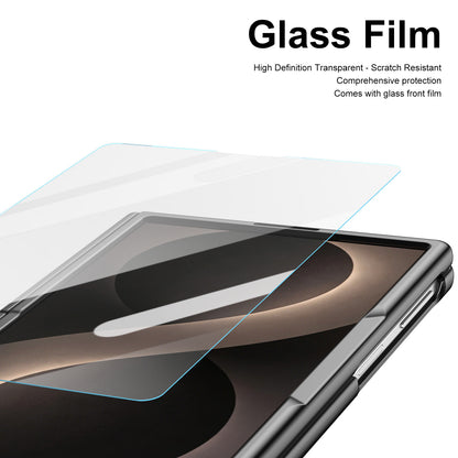 Premium Leather Texture Foldable Case with Pen Slot
