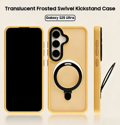 Translucent Frosted Swivel Kickstand Case with MagSafe