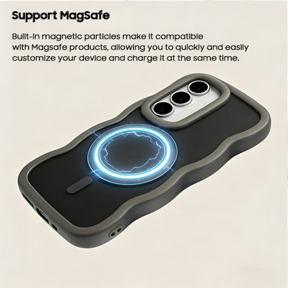 Wave Pattern Translucent Frosted Case