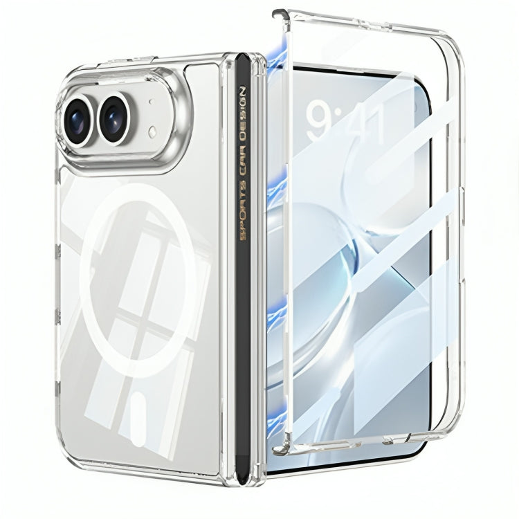 Clear Magnetic Hinge Case For S Pen Slot