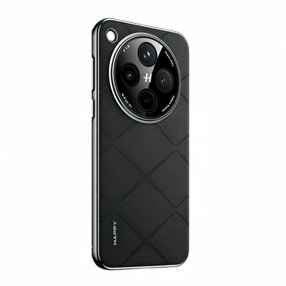 Electroplated Frame Business Leather Case