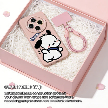 Pochacco Liquid Silicone Lanyard Case