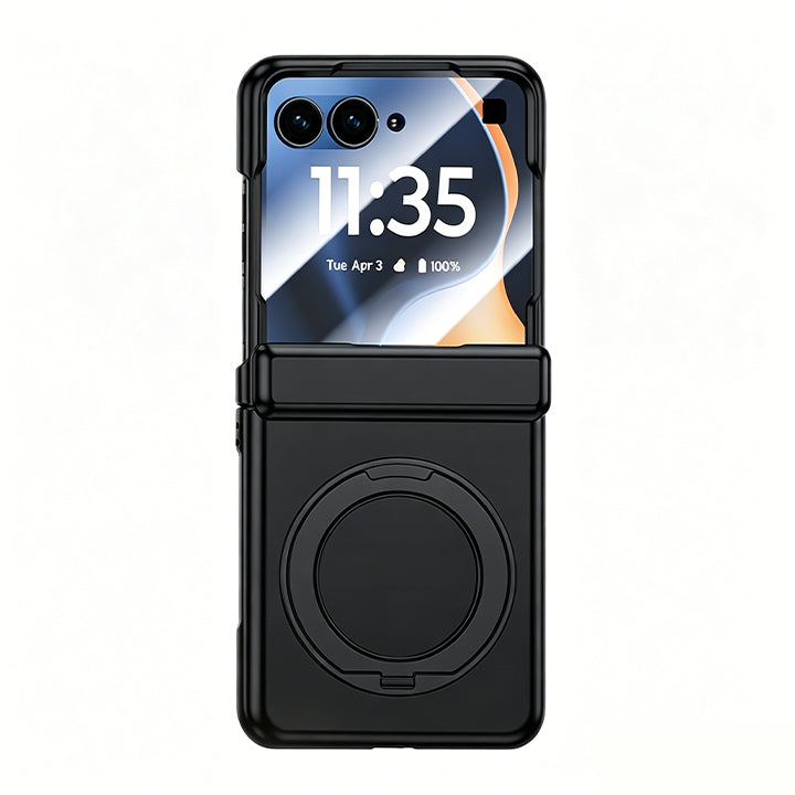 Full Hinge Protector Magnetic Ring Kickstand Case