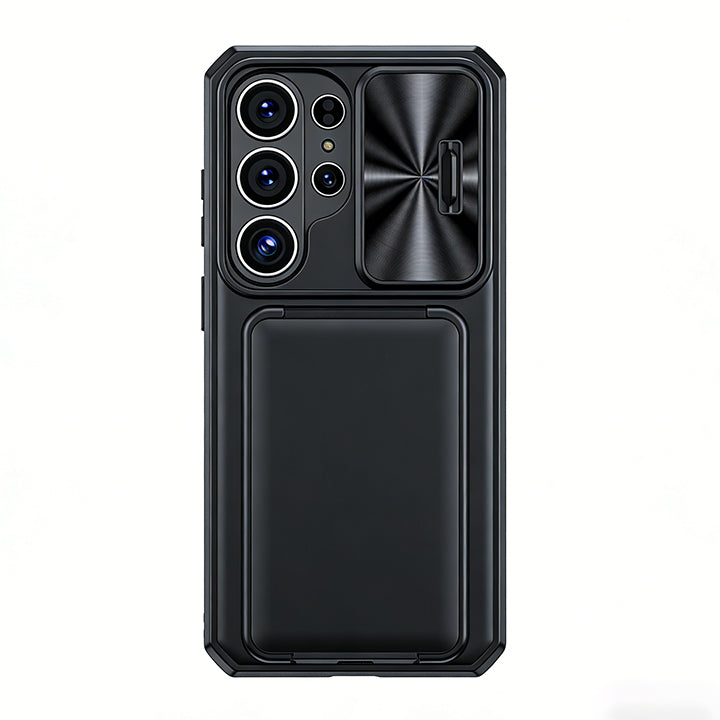 Sliding Window Lens Protective Card Holder Case