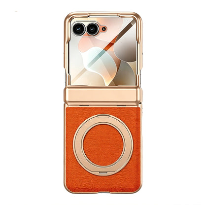 360° Rotating kickstand Leather Case with MagSafe