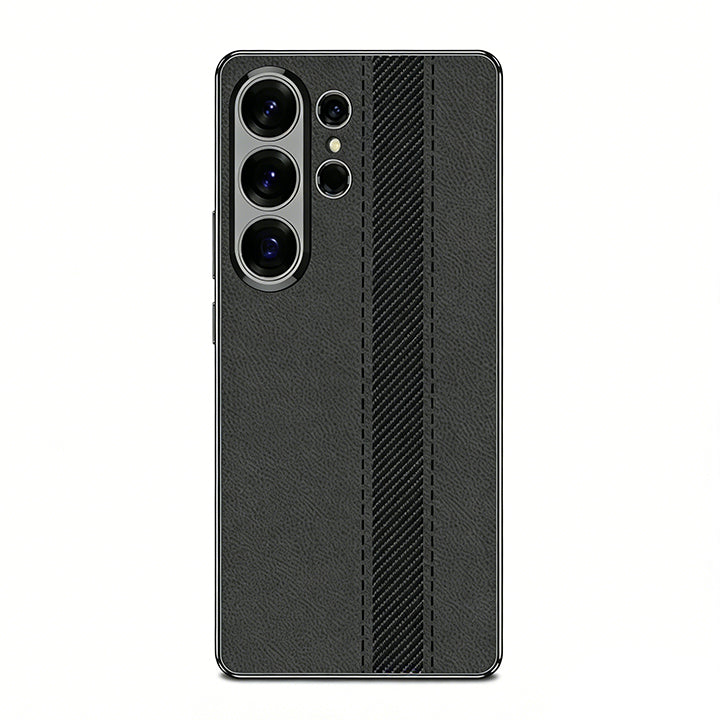 Classic Solid Color Leather Case