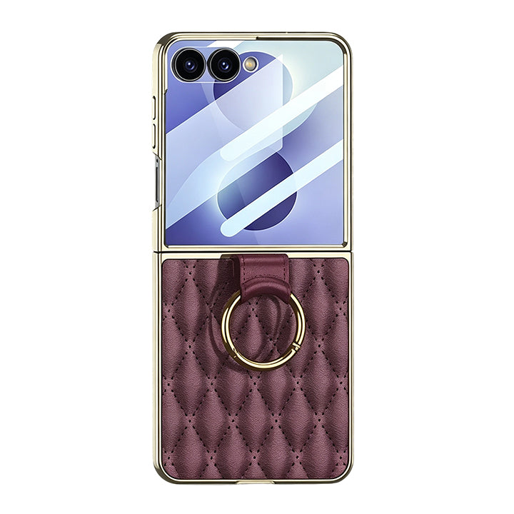 Luxury Wavy‑Textured Leather Case