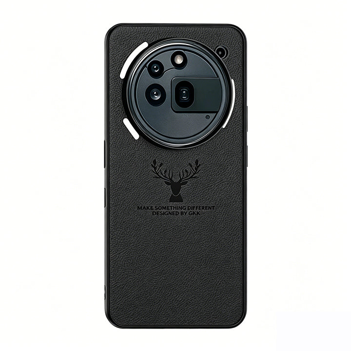 Elk Engraved Leather Case