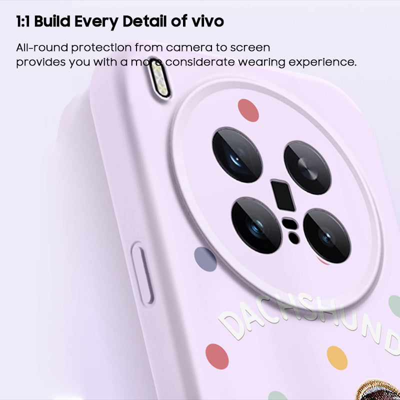 Dachshund Liquid Silicone Lanyard Case