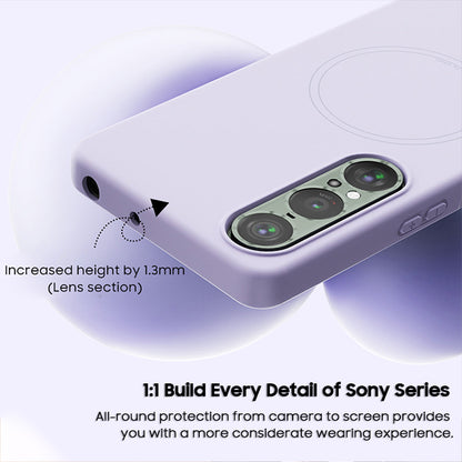 Solid Color Liquid Silicone Case with MagSafe