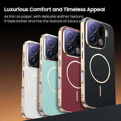 Luxury Leather Case with MagSafe