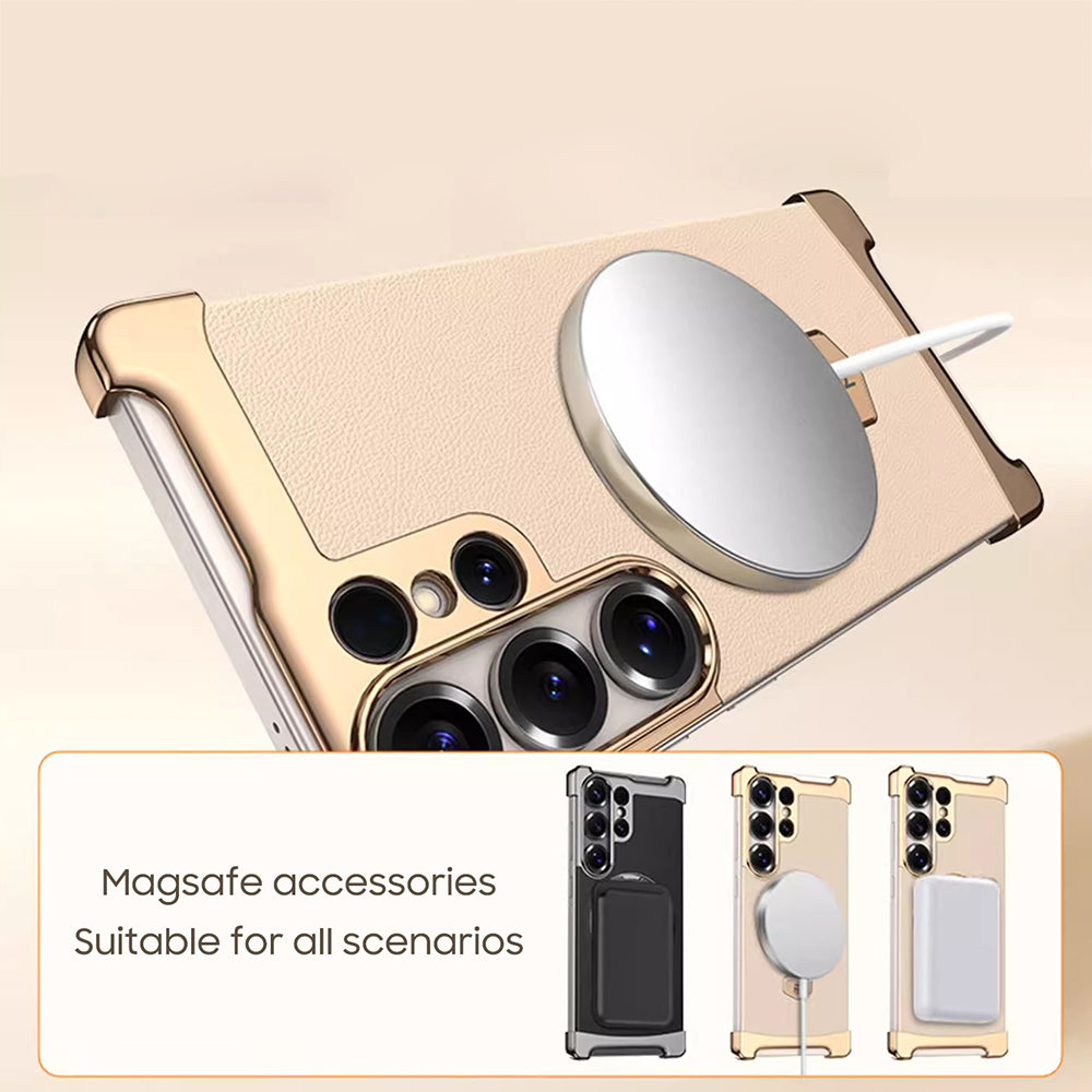 Foldable Stand Leather Case with MagSafe