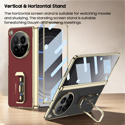 Wristband Kickstand Leather Foldable Case