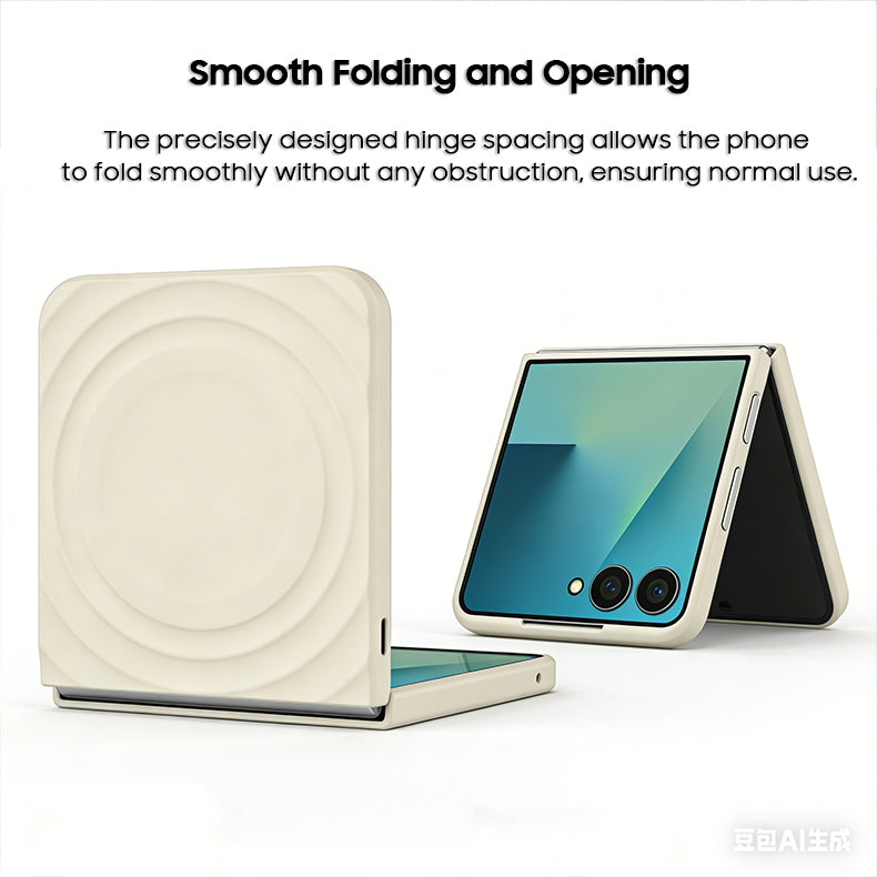 Macaron-Patterned Liquid Silicone Case with MagSafe