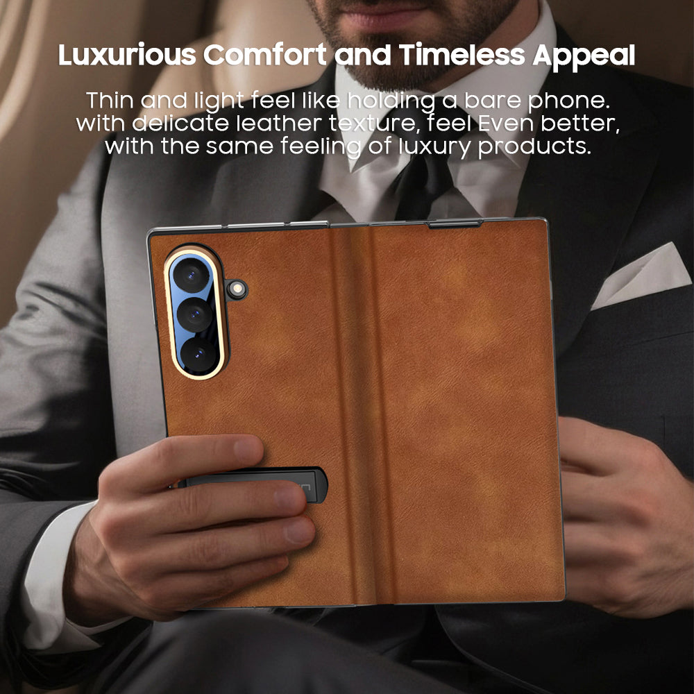 Retro Flip Leather Case with Kickstand