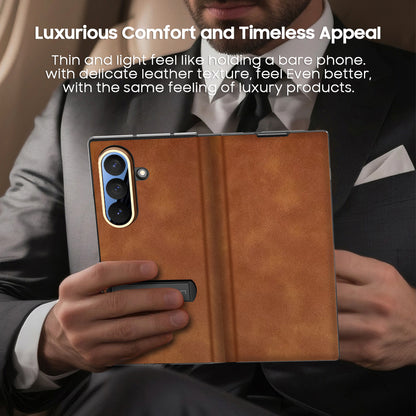 Retro Flip Leather Case with Kickstand