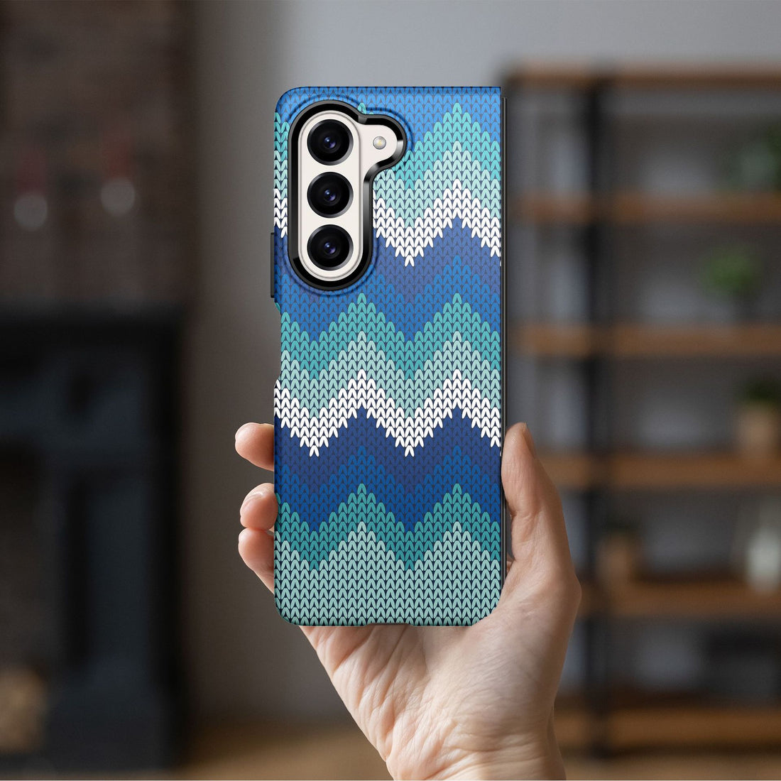 Samsung Galaxy Z Fold Series | Printed Carbon Fiber Matte Phone Case